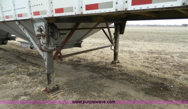image for item H2258 2005 Merritt double hopper bottom grain trailer