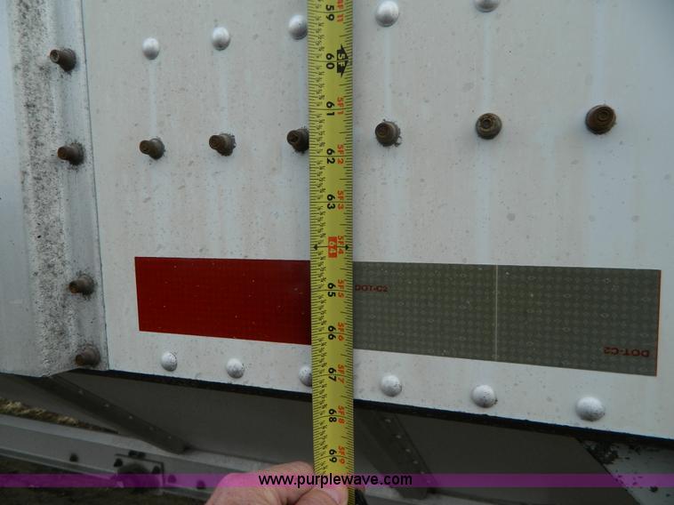 image for item H2258 2005 Merritt double hopper bottom grain trailer