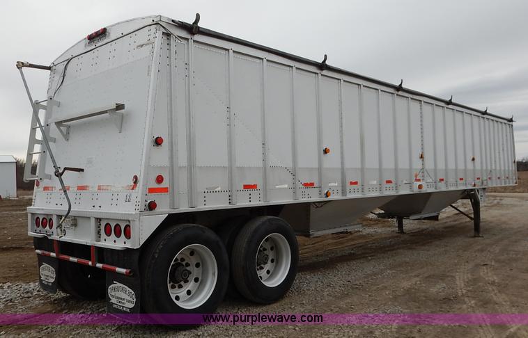image for item I5063 2000 Corn Husker double hopper grain trailer