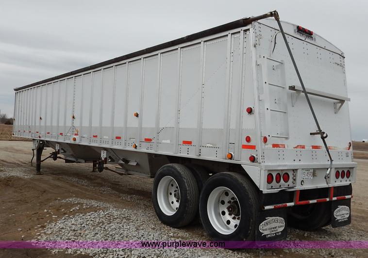 image for item I5063 2000 Corn Husker double hopper grain trailer