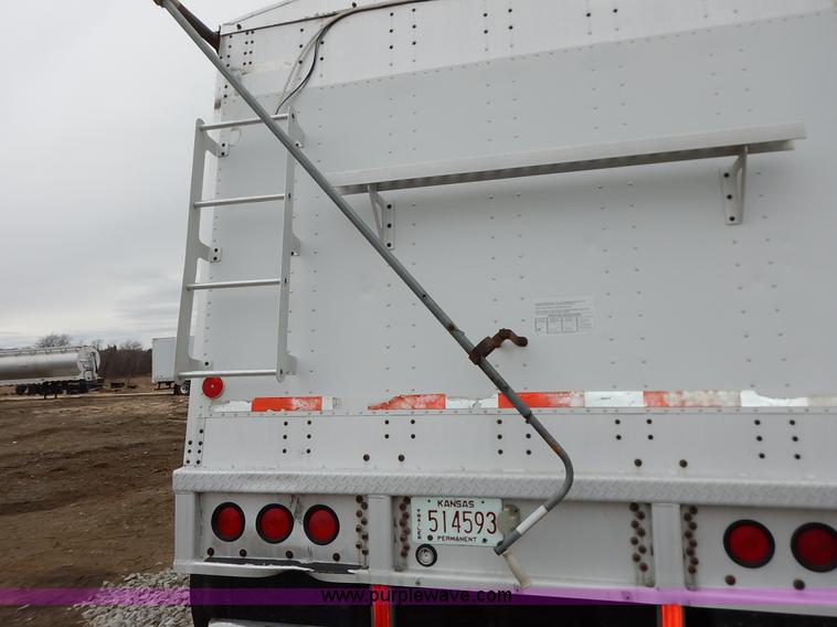 image for item I5063 2000 Corn Husker double hopper grain trailer