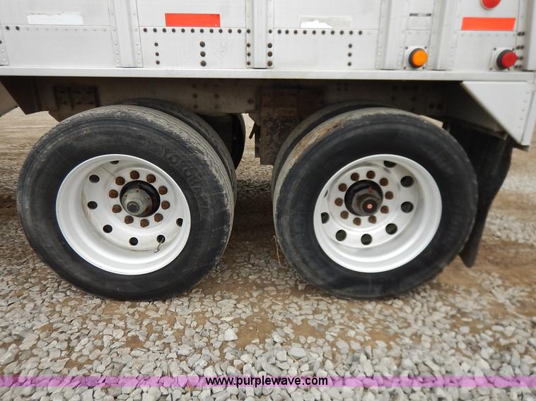 image for item I5063 2000 Corn Husker double hopper grain trailer