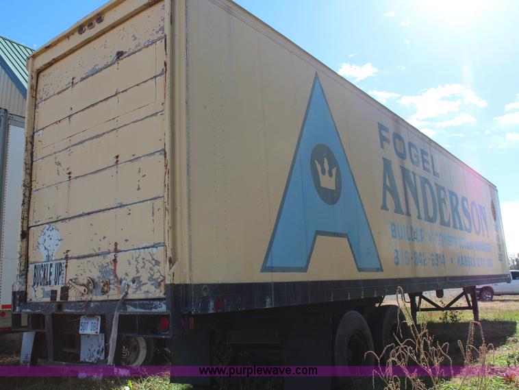 image for item I5893 1980 Fruehauf dry van trailer