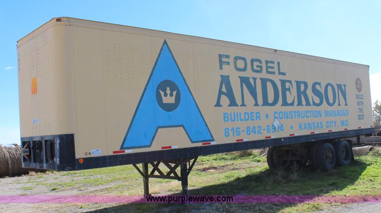 image for item I5919 1979 Fruehauf dry van trailer