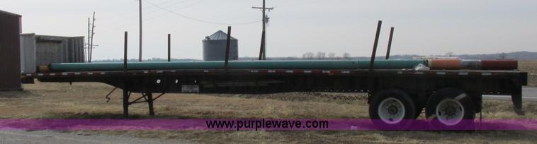 image for item K2019 1996 Transcraft TL2000 Super Beam flatbed trailer