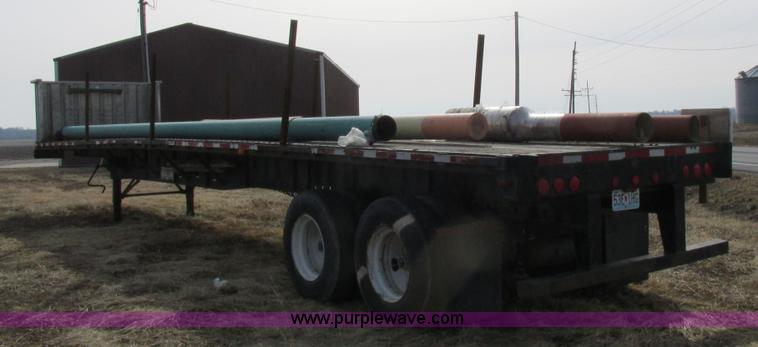 image for item K2019 1996 Transcraft TL2000 Super Beam flatbed trailer