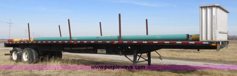 image for item K2019 1996 Transcraft TL2000 Super Beam flatbed trailer