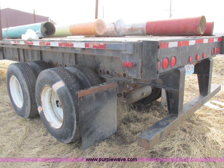 image for item K2019 1996 Transcraft TL2000 Super Beam flatbed trailer