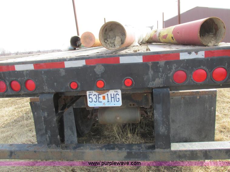 image for item K2019 1996 Transcraft TL2000 Super Beam flatbed trailer