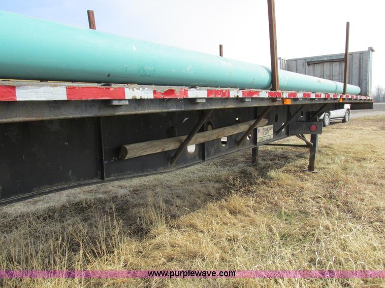 image for item K2019 1996 Transcraft TL2000 Super Beam flatbed trailer