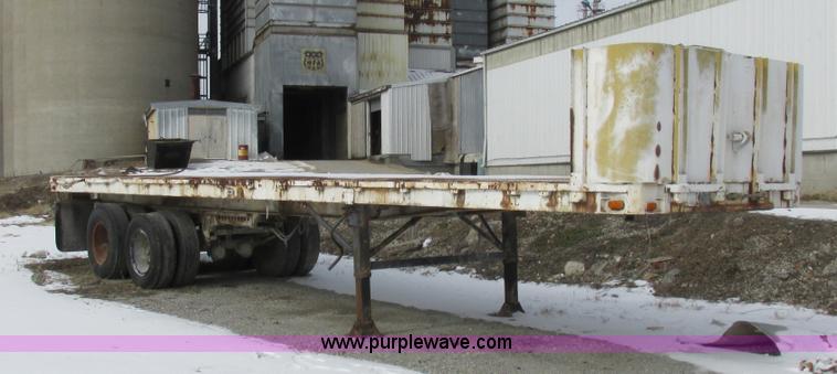image for item K2021 1963 Highway flatbed trailer