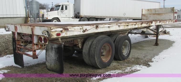 image for item K2021 1963 Highway flatbed trailer