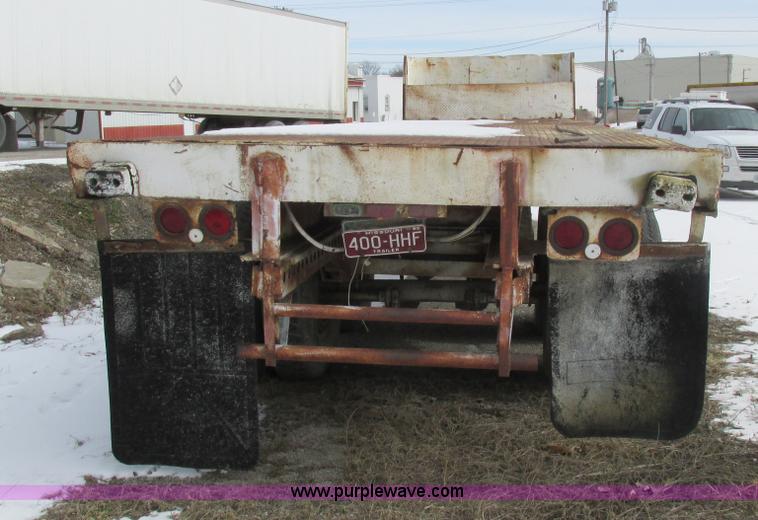 image for item K2021 1963 Highway flatbed trailer