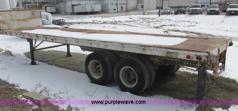 image for item K2021 1963 Highway flatbed trailer