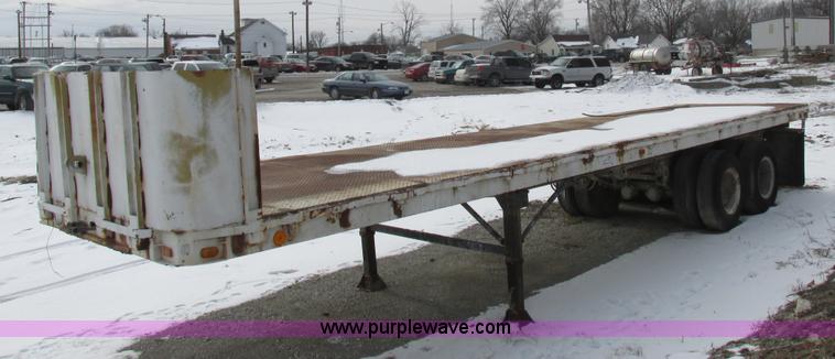 image for item K2021 1963 Highway flatbed trailer