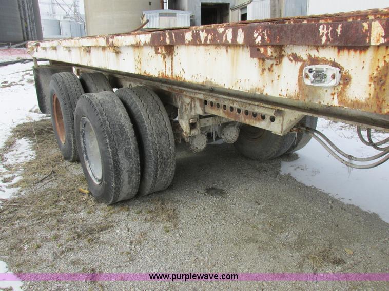 image for item K2021 1963 Highway flatbed trailer