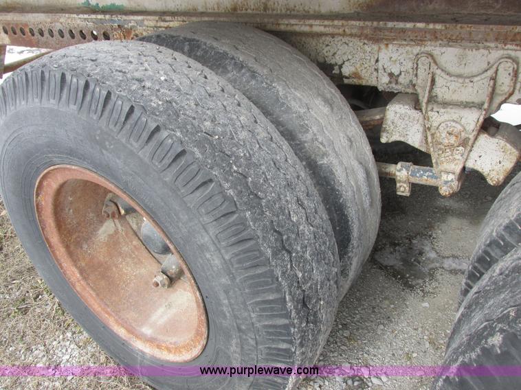 image for item K2021 1963 Highway flatbed trailer