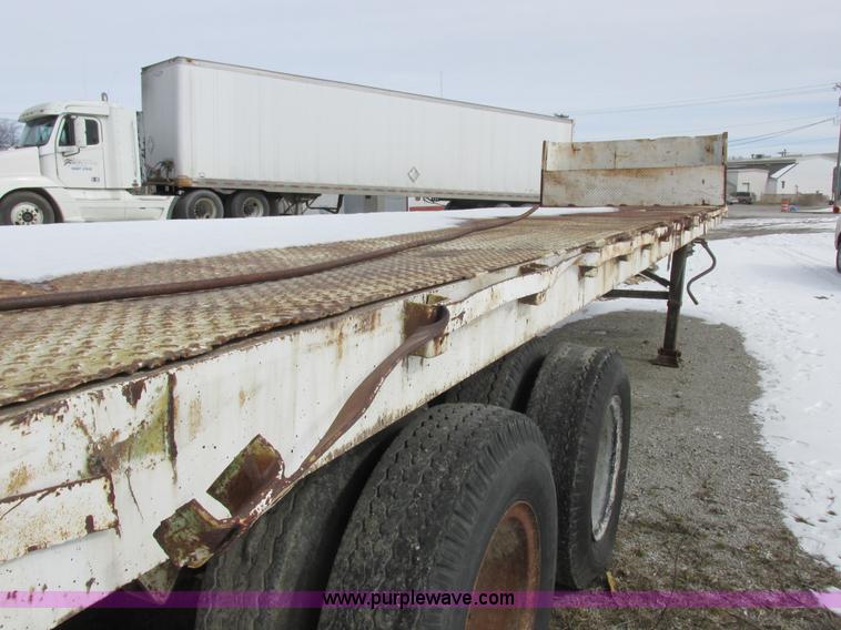 image for item K2021 1963 Highway flatbed trailer