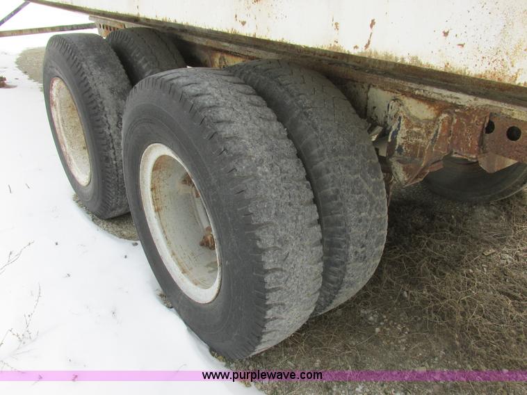 image for item K2021 1963 Highway flatbed trailer