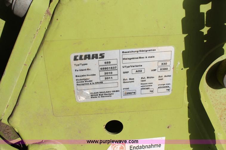 image for item AO9618 2011 Claas Orbis 750 row crop head
