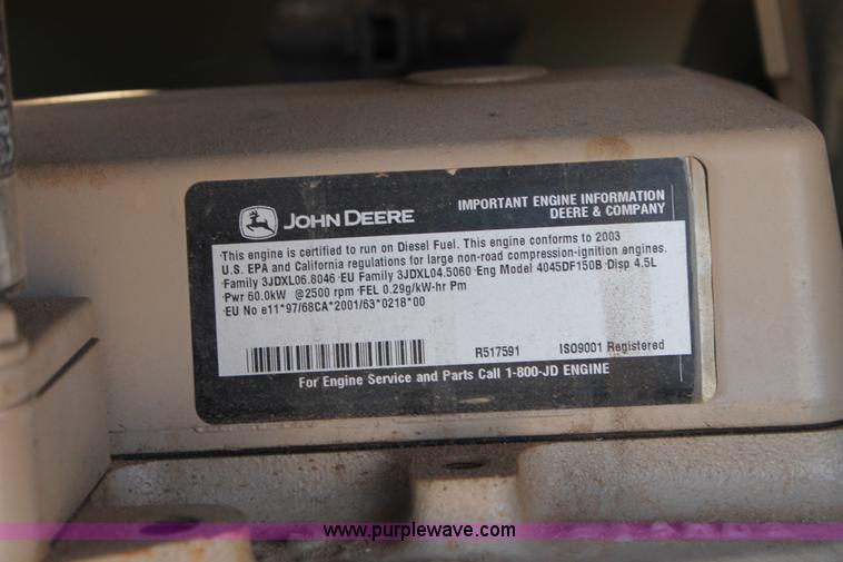 image for item AW9432 2004 Ingersoll Rand 185 compressor