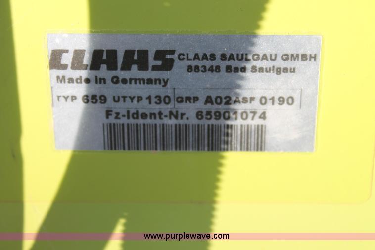 image for item AW9473 2011 Claas Orbis 750 row crop head