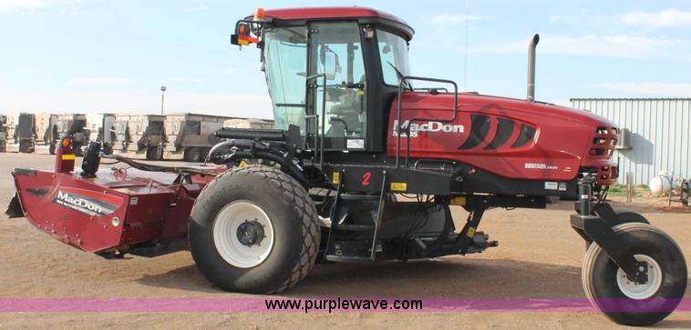 image for item H1608 2013 MacDon M205 self-propelled windrower