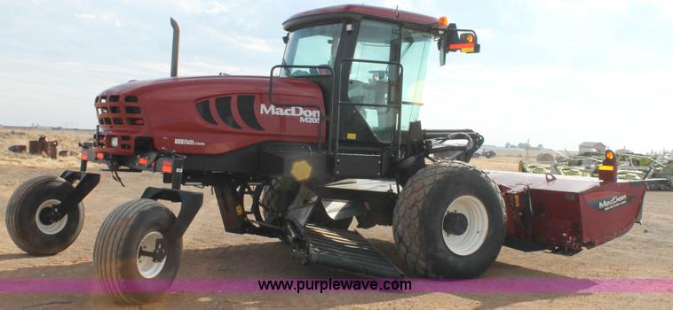 image for item H1608 2013 MacDon M205 self-propelled windrower