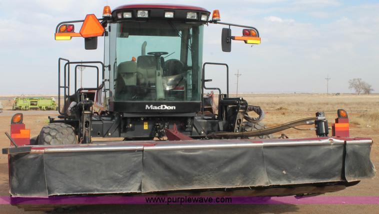 image for item H1608 2013 MacDon M205 self-propelled windrower