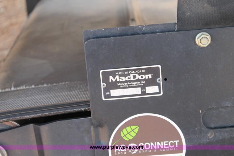 image for item H1608 2013 MacDon M205 self-propelled windrower