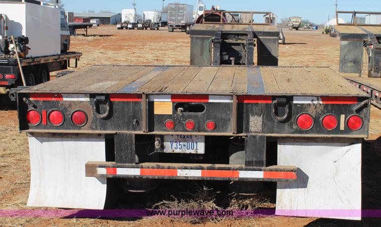 image for item H1609 2002 Trail King TK60HG-482 lowboy trailer