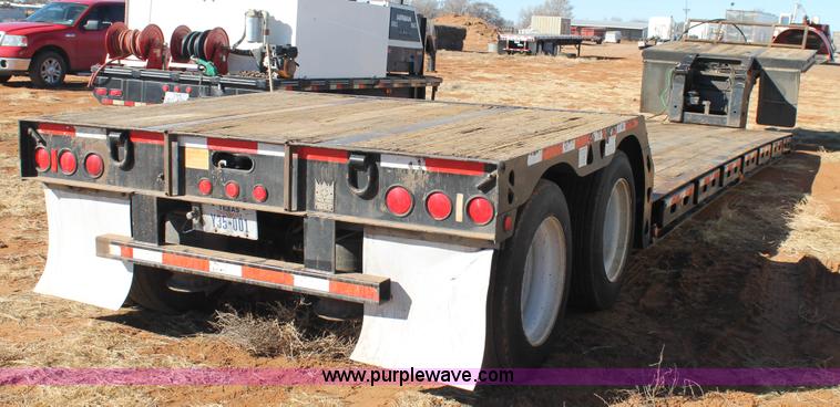 image for item H1609 2002 Trail King TK60HG-482 lowboy trailer