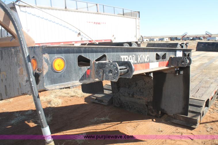 image for item H1609 2002 Trail King TK60HG-482 lowboy trailer