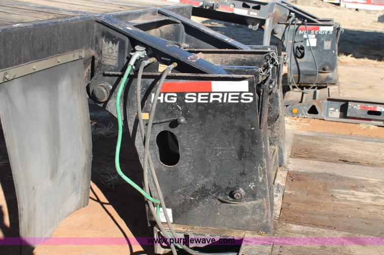 image for item H1609 2002 Trail King TK60HG-482 lowboy trailer