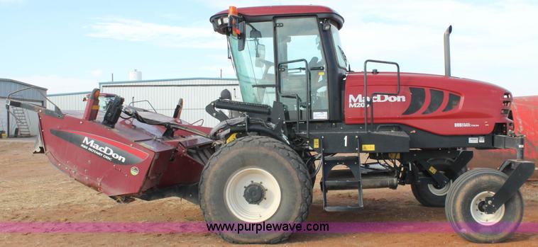 image for item H1611 2013 MacDon M205 self-propelled windrower