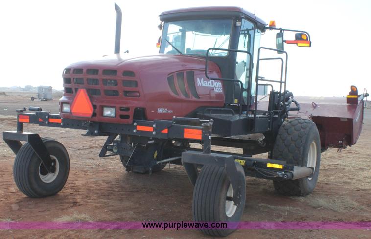 image for item H1611 2013 MacDon M205 self-propelled windrower