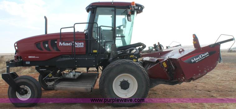 image for item H1611 2013 MacDon M205 self-propelled windrower