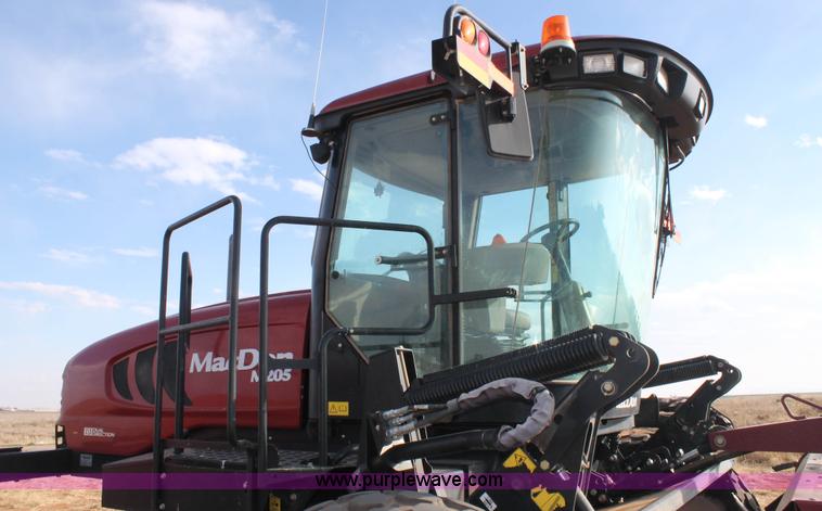 image for item H1611 2013 MacDon M205 self-propelled windrower