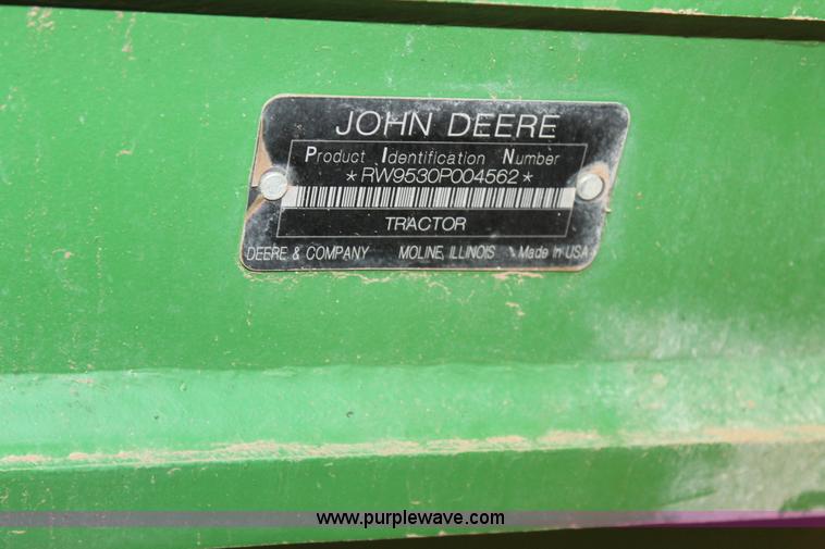 image for item H1613 2008 John Deere 9530 4WD tractor