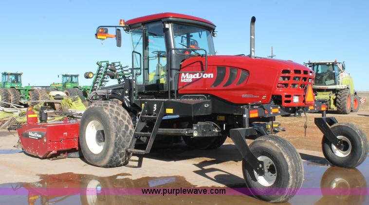 image for item H1617 2013 MacDon M205 self-propelled windrower