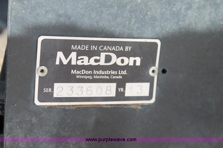 image for item H1617 2013 MacDon M205 self-propelled windrower