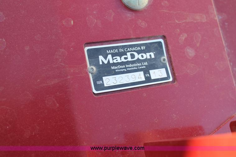 image for item H1617 2013 MacDon M205 self-propelled windrower