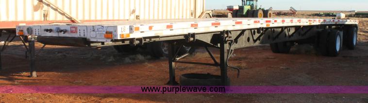 image for item H1642 1997 Transcraft Eagle flatbed trailer