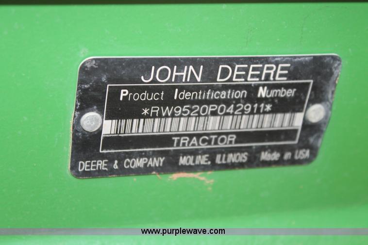 image for item H1659 2006 John Deere 9520 4WD tractor