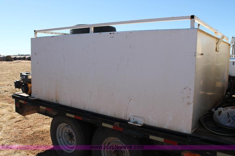 image for item H1666 2000 Big Tex gooseneck service trailer
