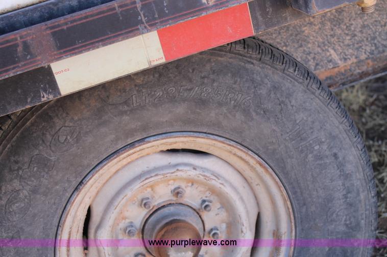 image for item H1666 2000 Big Tex gooseneck service trailer