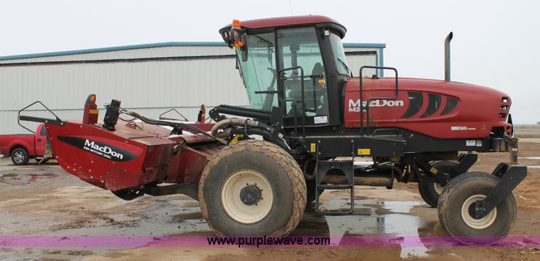 image for item L4250 2013 MacDon M205 self-propelled windrower