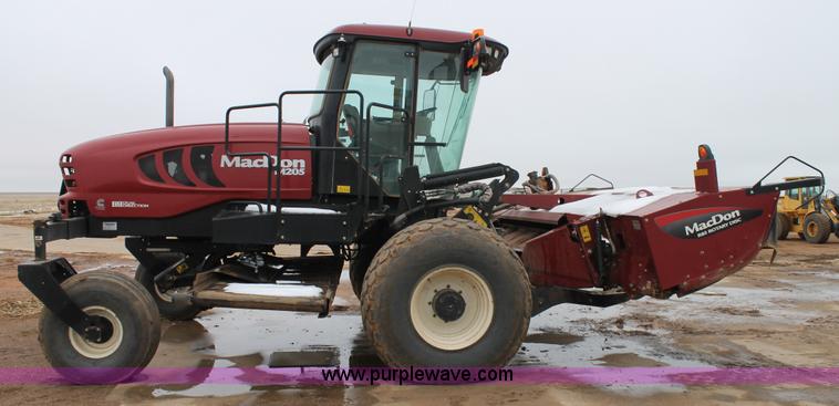 image for item L4250 2013 MacDon M205 self-propelled windrower