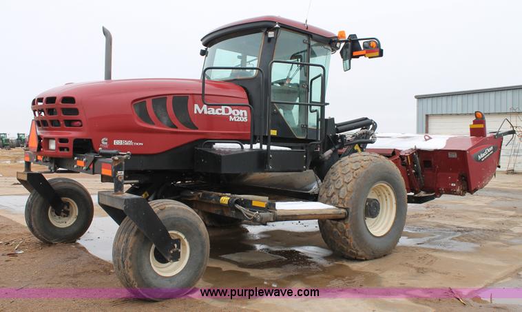 image for item L4250 2013 MacDon M205 self-propelled windrower