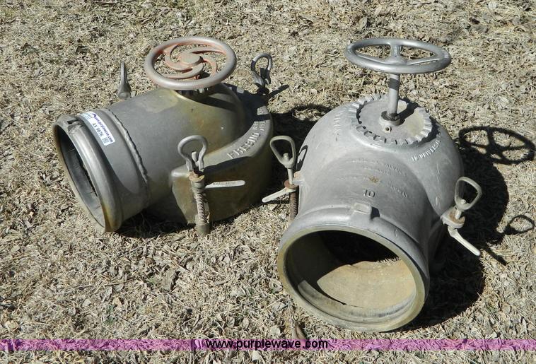 image for item AX9876 (2) 10" irrigation gate valves